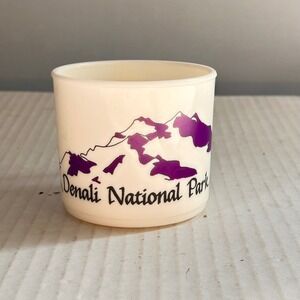 Vintage Denali National Park Alaska‎ Souvenir Mug Coffee Cup Novelty Plastic